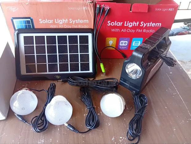 Itel Solar Light – Portable & Rechargeable LED Solar Lamp | Energy-Efficient Lighting. Illuminate your home, garden, or outdoor space with the Itel Solar Light, a compact and energy-efficient LED lamp