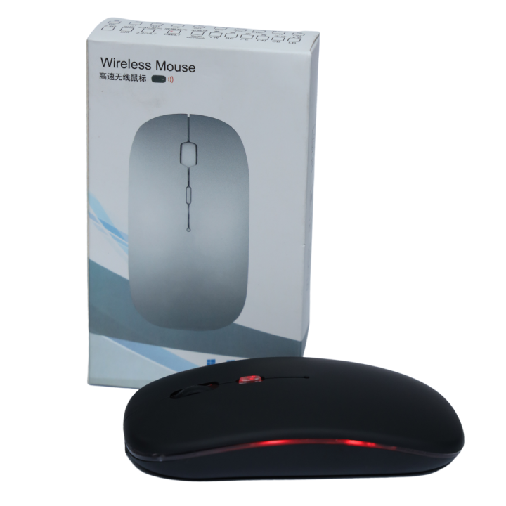 Rechargeable Wireless Mouse – Silent Click, High Precision & Long-Lasting Battery. Designed for smooth navigation, silent operation, and long-lasting performance.