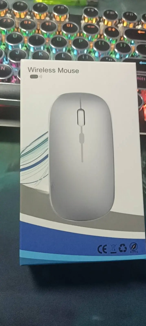 Rechargeable Wireless Mouse – Silent Click, High Precision & Long-Lasting Battery. Designed for smooth navigation, silent operation, and long-lasting performance.