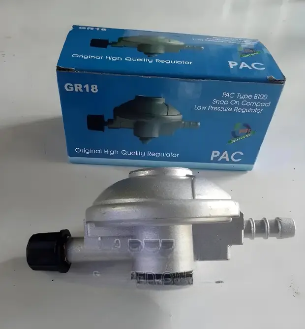 Gas Regulator for 6 Kg LPG Cylinder – Safe, Leak-Proof & Durable Design. Designed to provide safe, stable, and efficient gas pressure control for small LPG cylinders commonly used in homes, bedsitters