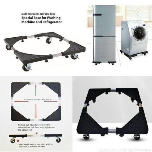 Adjustable Fridge & Washing Machine Base Roller Trolley – Heavy Duty Movable Stand with Wheels. Make moving heavy appliances effortless with this Adjustable Fridge & Washing Machine Base Roller Trolle