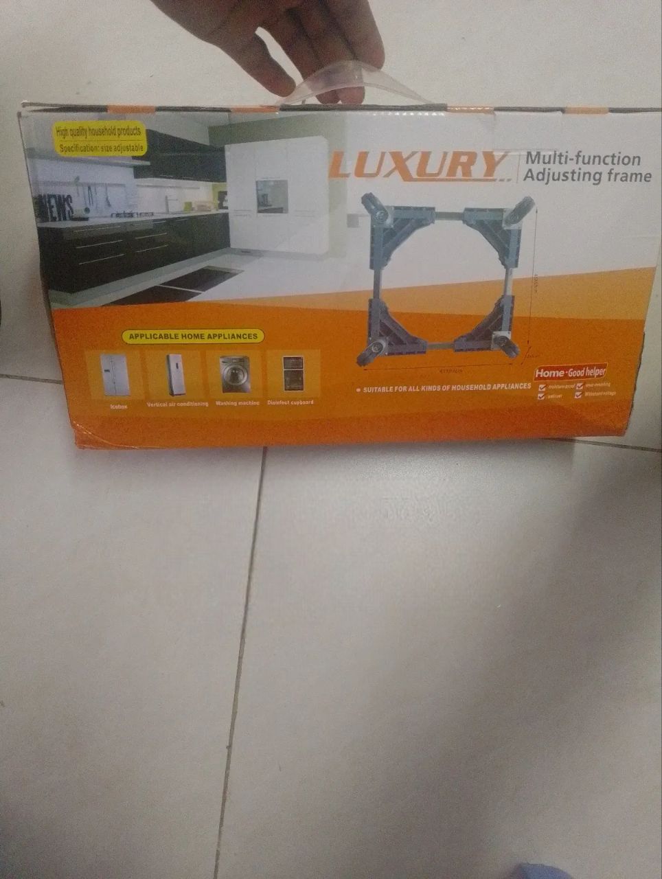 Adjustable Fridge & Washing Machine Base Roller Trolley – Heavy Duty Movable Stand with Wheels. Make moving heavy appliances effortless with this Adjustable Fridge & Washing Machine Base Roller Trolle