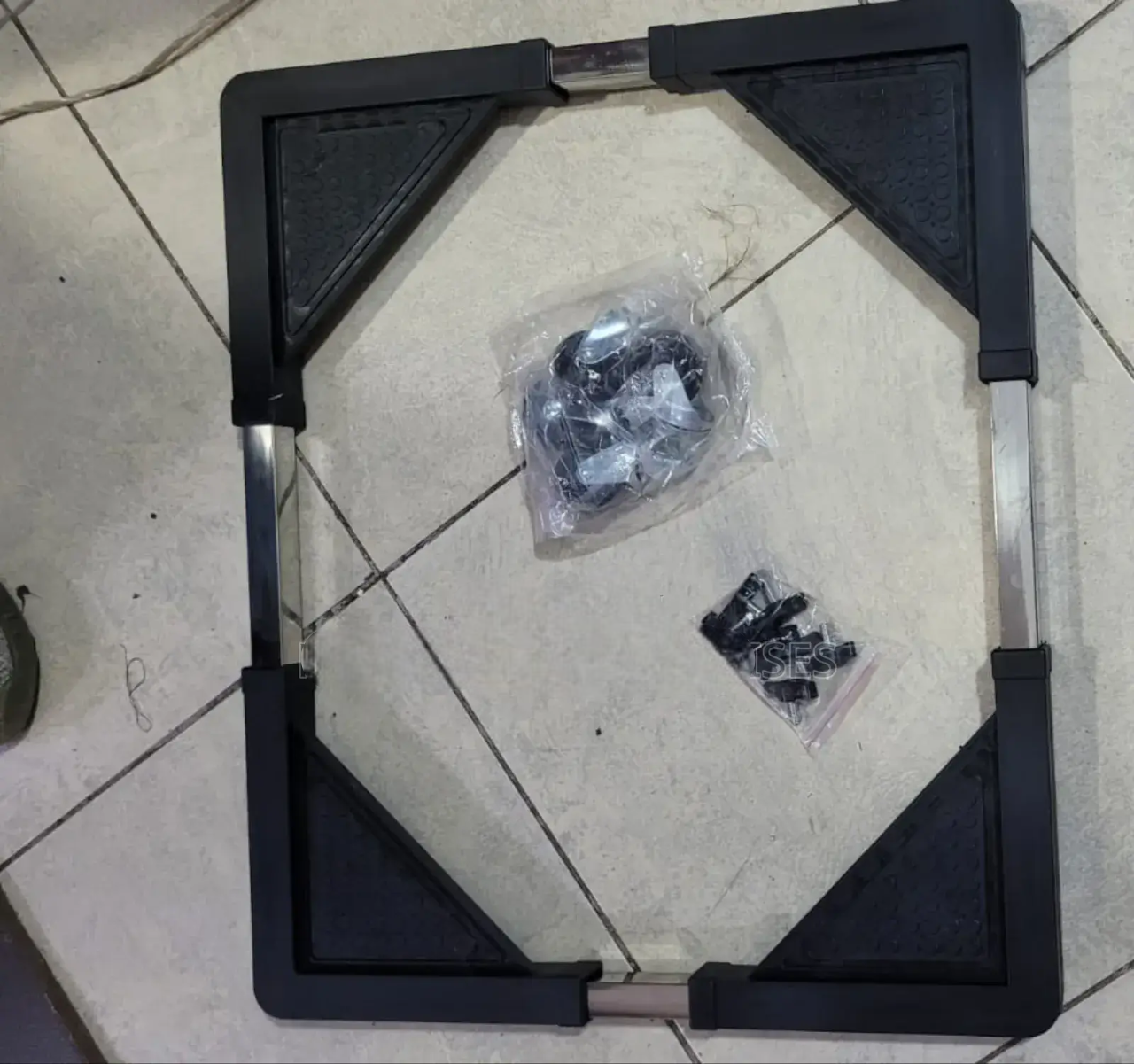 Adjustable Fridge & Washing Machine Base Roller Trolley – Heavy Duty Movable Stand with Wheels. Make moving heavy appliances effortless with this Adjustable Fridge & Washing Machine Base Roller Trolle