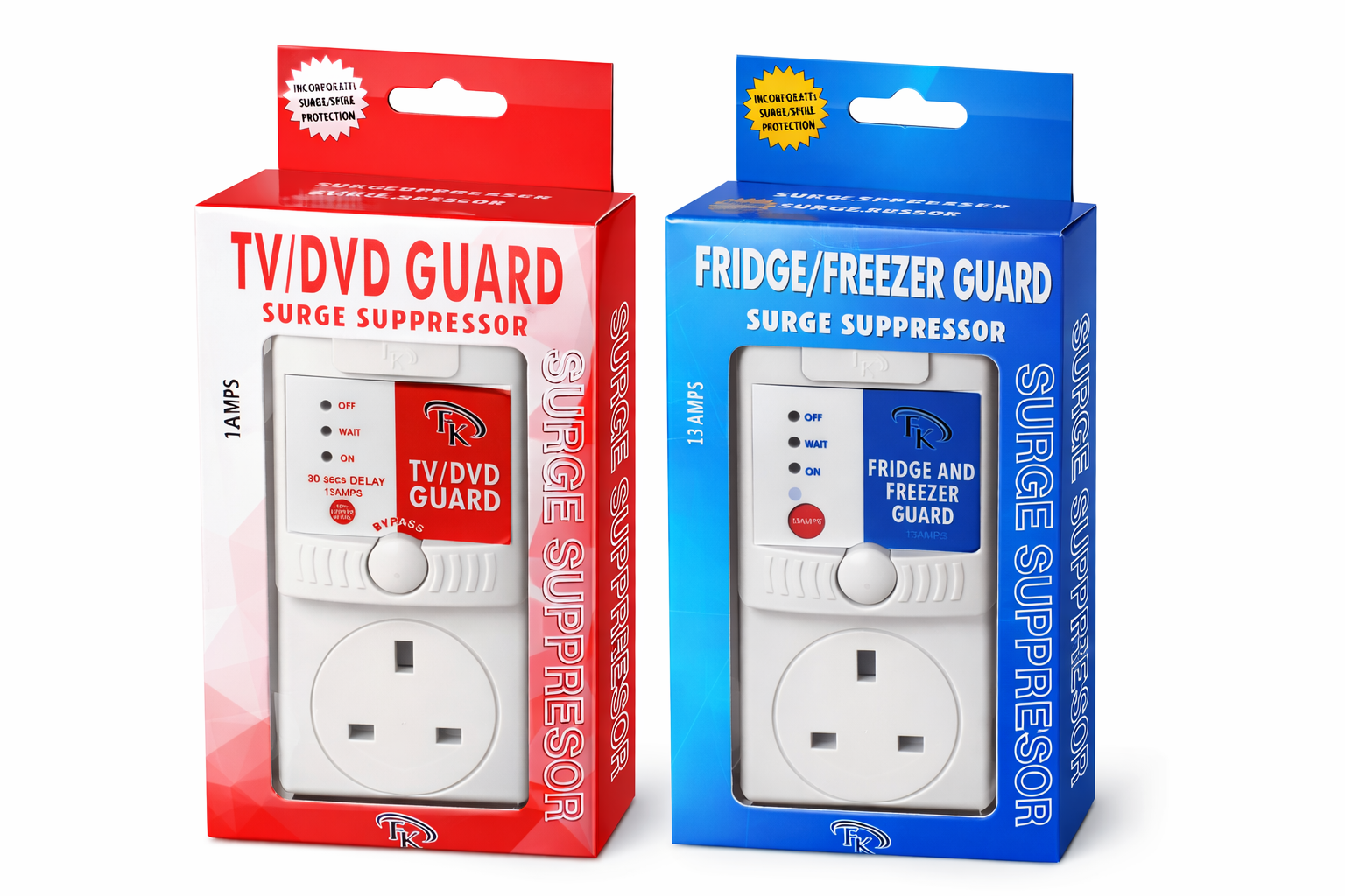 ⚡ Protect Your TV & Fridge Today! 13A Surge Guard – Voltage Protection for Home Appliances 🛡🔌