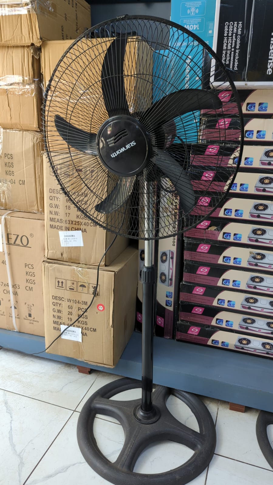 ❄️🏠 Starworth 18" Pedestal Standing Fan – Powerful Air Cooling Fan with Strong Blades, Adjustable Stand & Quiet Operation