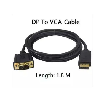 Display Port (DP) To VGA Cable 1.8m-EXCELLENT TRANSMISSION