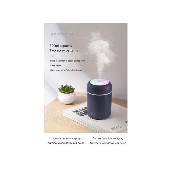USB Nordic Humidifier Aromatherapy Humidifier With LED Light Air Freshener | Aromatherapy Diffuser with LED Light & Air Freshener for Home, Office, and Travel