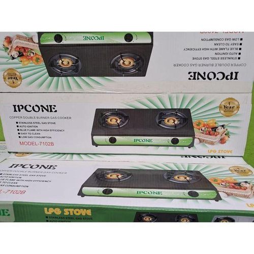 IPCONE 2 Gas Cooker 02 Glass Top Double Burner Gas stove【flowers pattern random】gas cooker 【hot】gas cooker/stove gas cooker cooking gas cooker burner gas cooker stainless