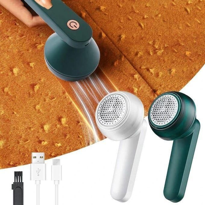 Lint Removal Fabric Shaver USB Rechargeable Lint Remover Electric Lint Shaver for Clothes Furniture Green Lint Remover Clothes Shaver Electric Lint Shaver