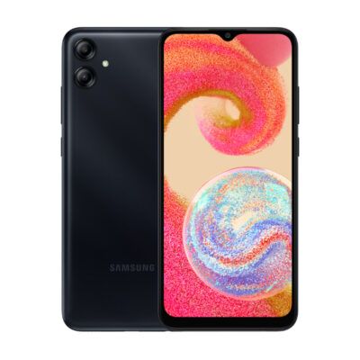 Samsung Galaxy A04e
RAM: 3GB
Internal Storage:32/ 64GB
Battery:  5000 mAh
Main camera: 13 MP + 2 MP
Front camera: 5 MP
Display: 6.5 inch
Processor: MediaTek Helio G35
Connectivity: Dual sim, 2G, 3G