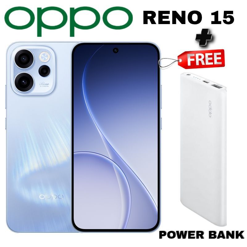 Oppo Reno 15 5G 12GB RAM 512GB ROM 50MP Triple Camera System 6.32 Inch 120Hz AMOLED Display Gorilla Glass Protection Smartphone Snapdragon 7 Gen 4 6200mAh Battery 80W Charging Phone New Arrival
