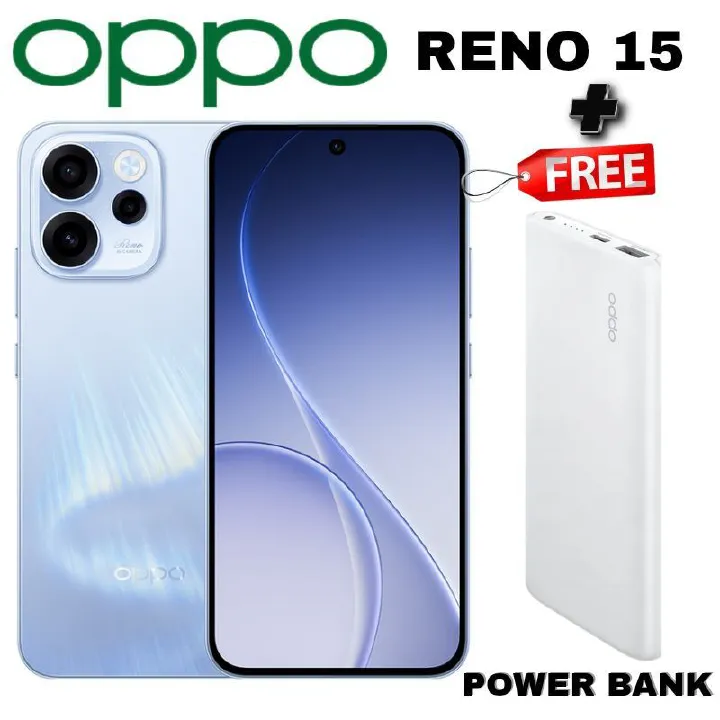 Oppo Reno 15 5G 12GB RAM 512GB ROM 50MP Triple Camera System 6.32 Inch 120Hz AMOLED Display Gorilla Glass Protection Smartphone Snapdragon 7 Gen 4 6200mAh Battery 80W Charging Phone New Arrival