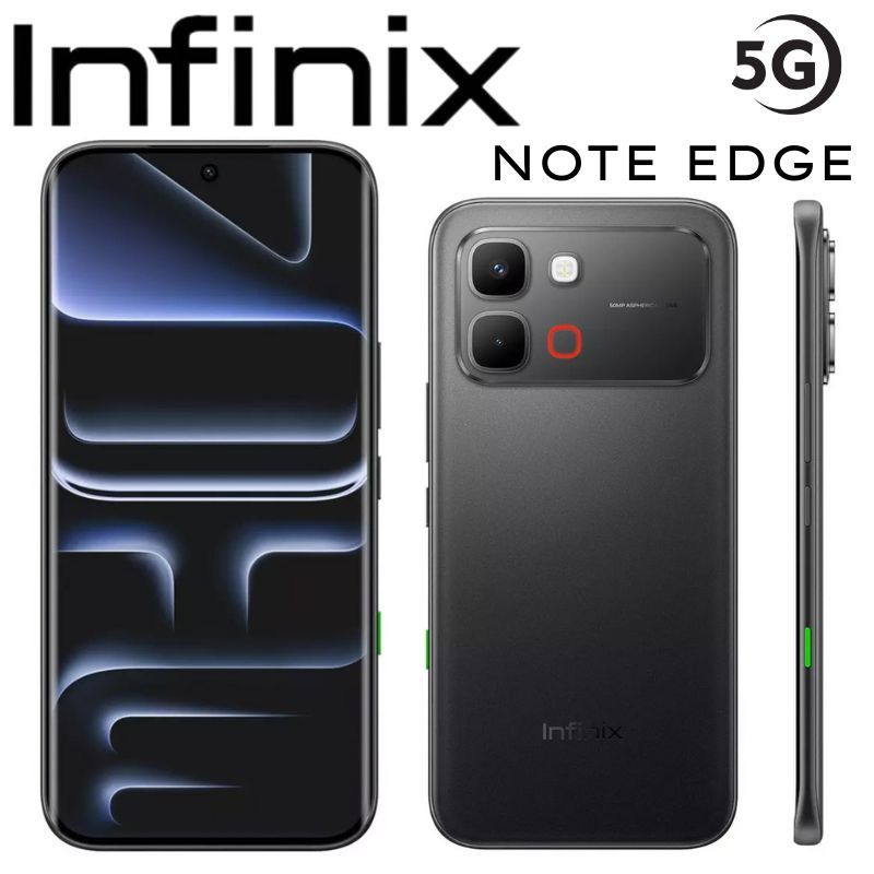 [NEW ARRIVAL] Infinix Note Edge 8GB RAM 256GB ROM 6500mAh Battery 6.78 Inch 120Hz Curved AMOLED 50MP Main Camera OIS Gorilla Glass Protection Smartphone Dimensity 7100 45W Charging Phone Ultra Slim
