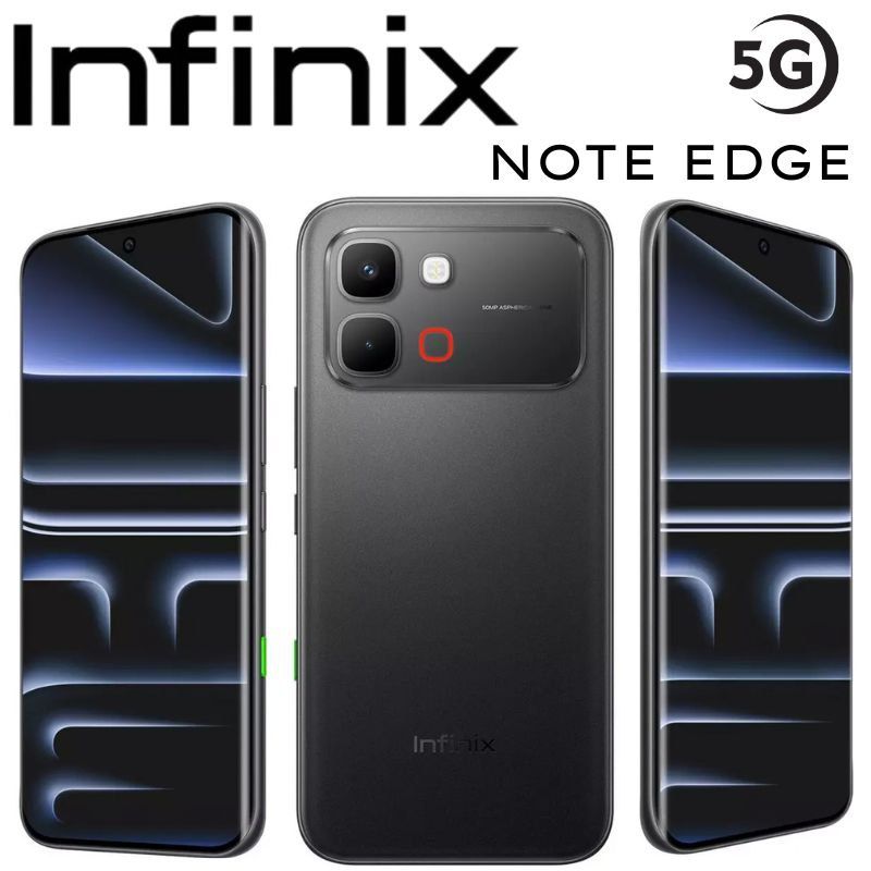 [NEW ARRIVAL] Infinix Note Edge 8GB RAM 256GB ROM 6500mAh Battery 6.78 Inch 120Hz Curved AMOLED 50MP Main Camera OIS Gorilla Glass Protection Smartphone Dimensity 7100 45W Charging Phone Ultra Slim