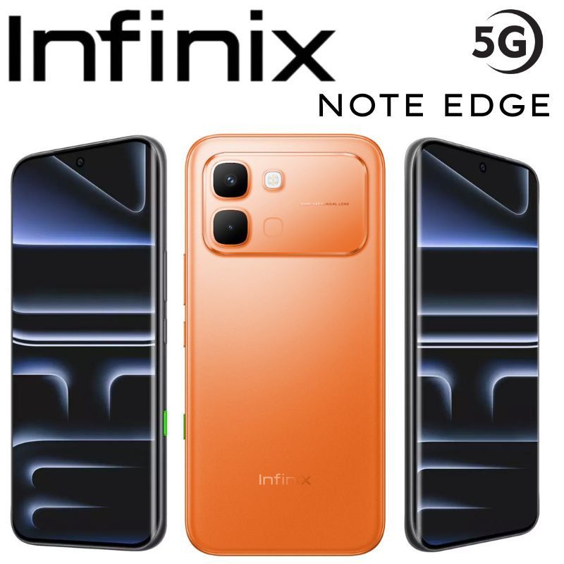 [NEW ARRIVAL] Infinix Note Edge 8GB RAM 256GB ROM 6500mAh Battery 6.78 Inch 120Hz Curved AMOLED 50MP Main Camera OIS Gorilla Glass Protection Smartphone Dimensity 7100 45W Charging Phone Ultra Slim