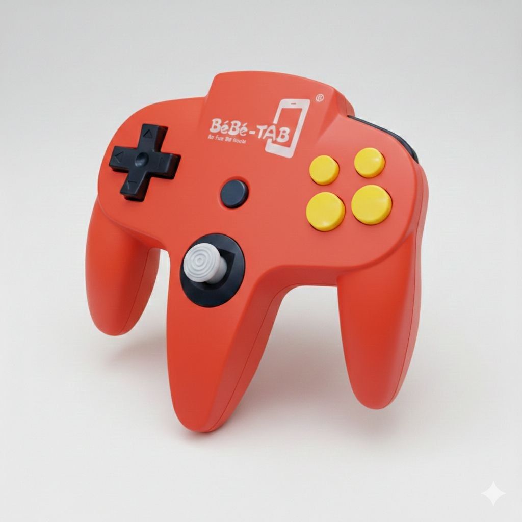 Bebe Tab B-2060 Kids Tablet 10.1 Inch HD Display 6000mAh Battery 4GB RAM 128GB ROM Android 13 Dual SIM 4G WiFi Preloaded Educational Apps Parental Control Protective Case