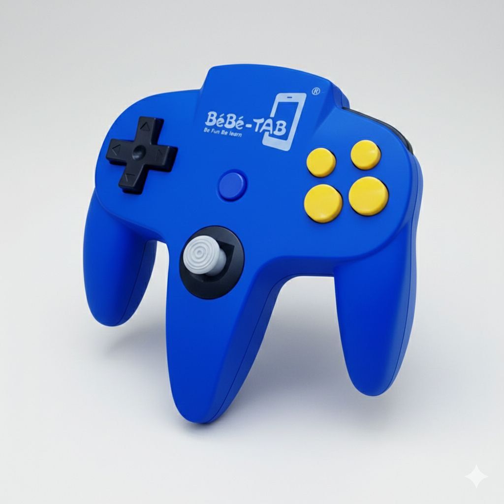 Bebe Tab B-2060 Kids Tablet 10.1 Inch HD Display 6000mAh Battery 4GB RAM 128GB ROM Android 13 Dual SIM 4G WiFi Preloaded Educational Apps Parental Control Protective Case