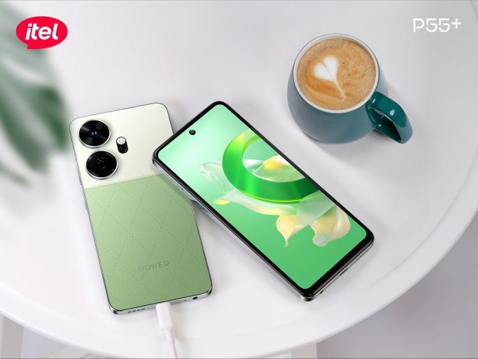 Itel P55+ Plus 8GB RAM + 8GB Virtual (16GB Total) 128GB ROM Smartphone 50MP Main Camera 6.6" HD+ Screen 5000mAh Long Lasting Battery 18W Charging Unisoc T606 Processor Phone Expandable Storage