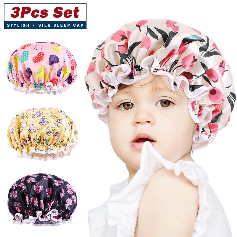 3pcs Baby Hair Bands Girls Nylon Headbands Newborn Soft Style-B