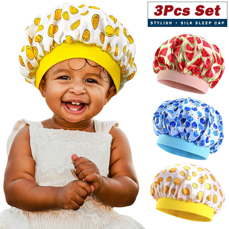 3pcs Baby Hair Bands Girls Nylon Headbands Newborn Soft