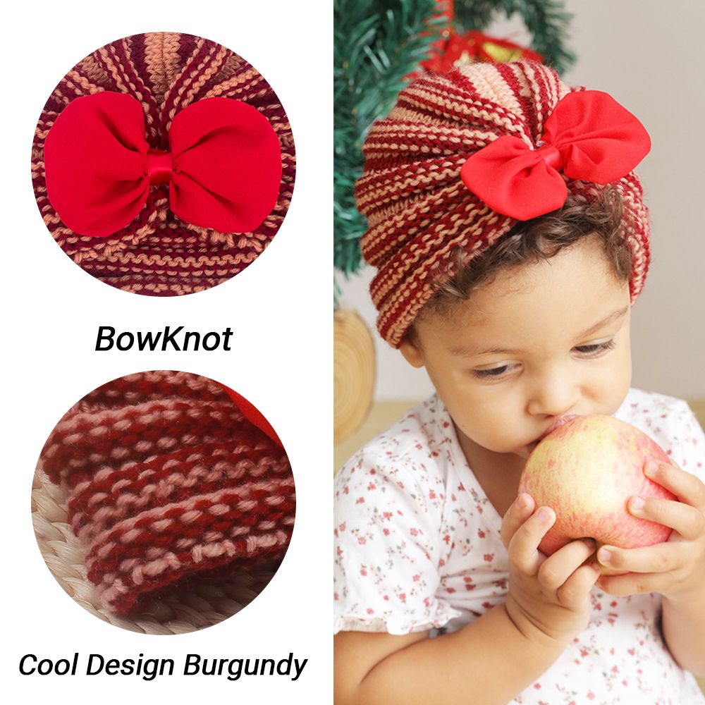 3pcs Baby Hair Bands Girls Turban Nylon Headbands  Headwraps Newborn Soft Elastic Hair Bow Hairbands Headwear Infant Toddlers Kids