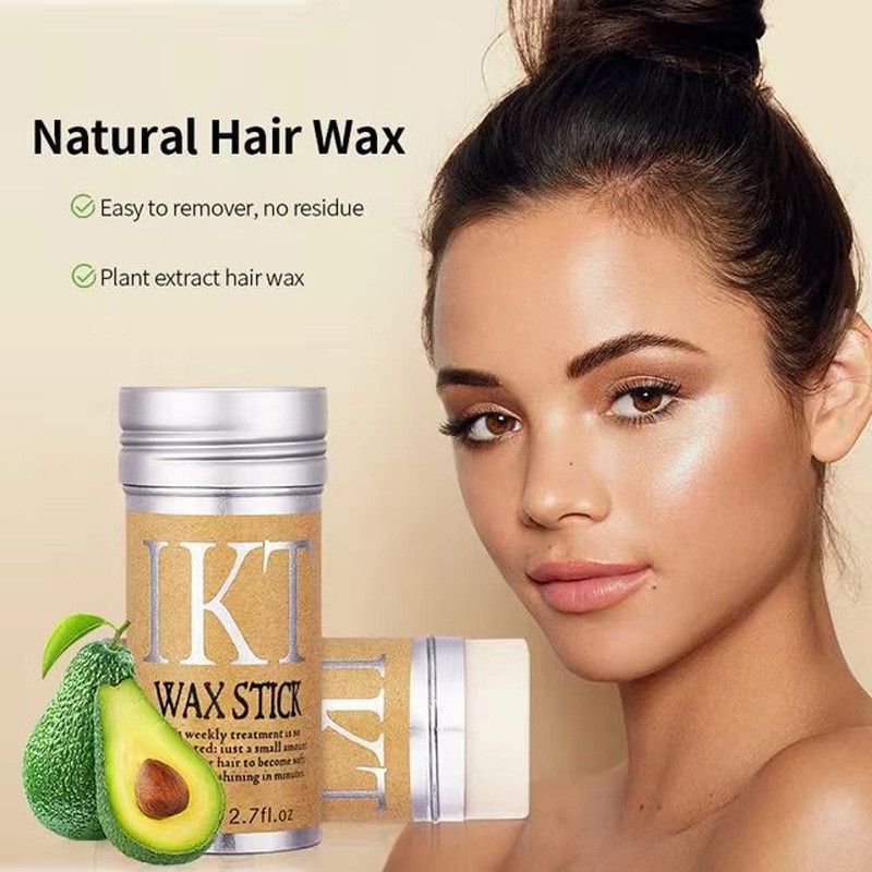 Hair Wax Stick For Wig & Natural Hair Hairspray Fixed Fluffy Hairstyling Wax Hold Wax Stick For Wig Broken Hair Artifact Hair Wax Stick Gel Cream