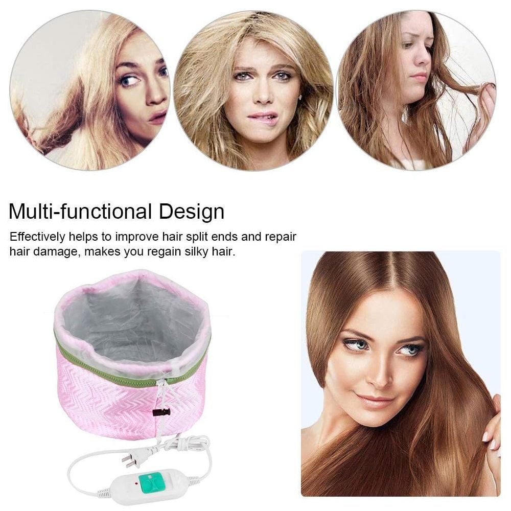 Thermal Steamer Hair Heat Cap Deep Conditioning Best Hair Heat Cap Electric SPA Hair Care Cap Hair Dryers & Accessories