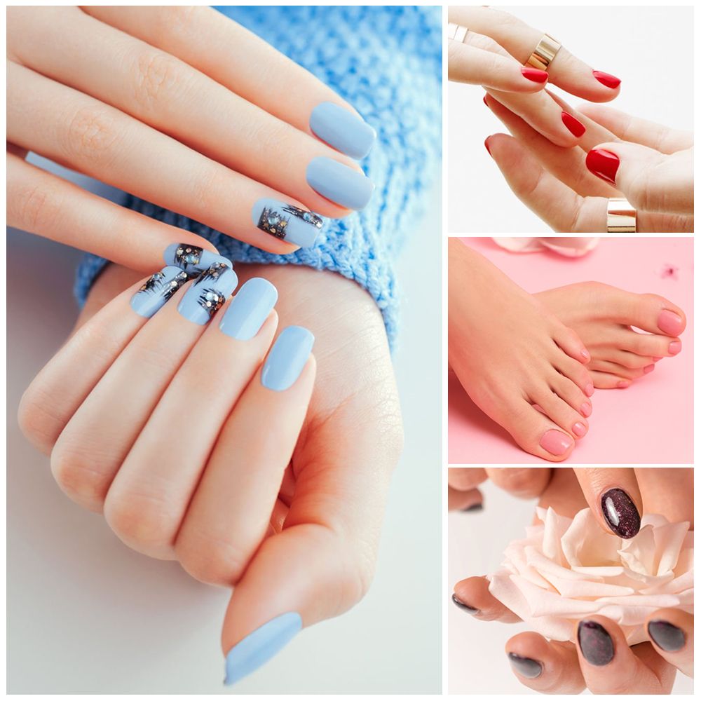 4pcs & 6pcs Gel Nail Polish Set Glitter Nail Art Kit Gel Soak Off UV LED Manicure Nail Polish DIY Girls (8.5ml / bottles)