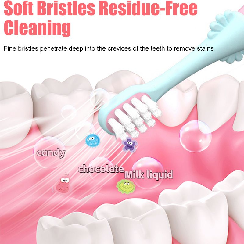 10-Piece Children's Toothbrush Set Kids Oral Cleaning Kit Boys & Girls Children Care includes 2-Piece U-shaped Toothbrush Giveaway