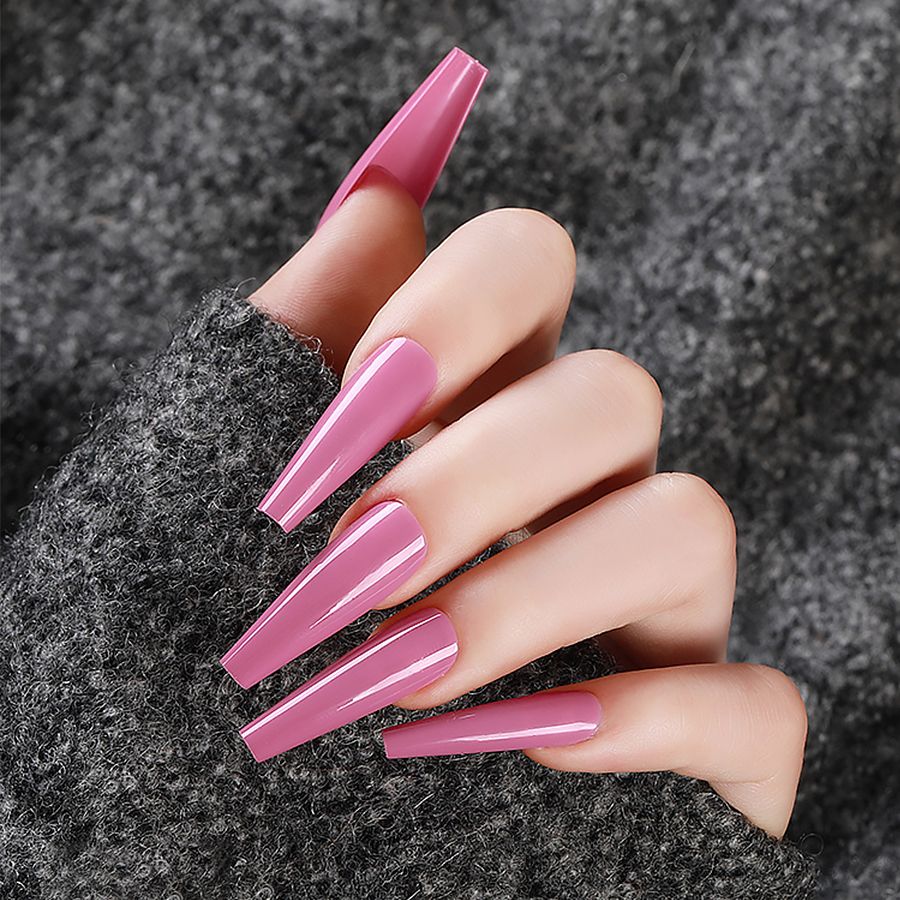 288pcs/Box False False Nails Artificial Fingernails Press On Nails 12 Mix Colours DIY ABS Nail Tips Press Nail Art False Full Nail