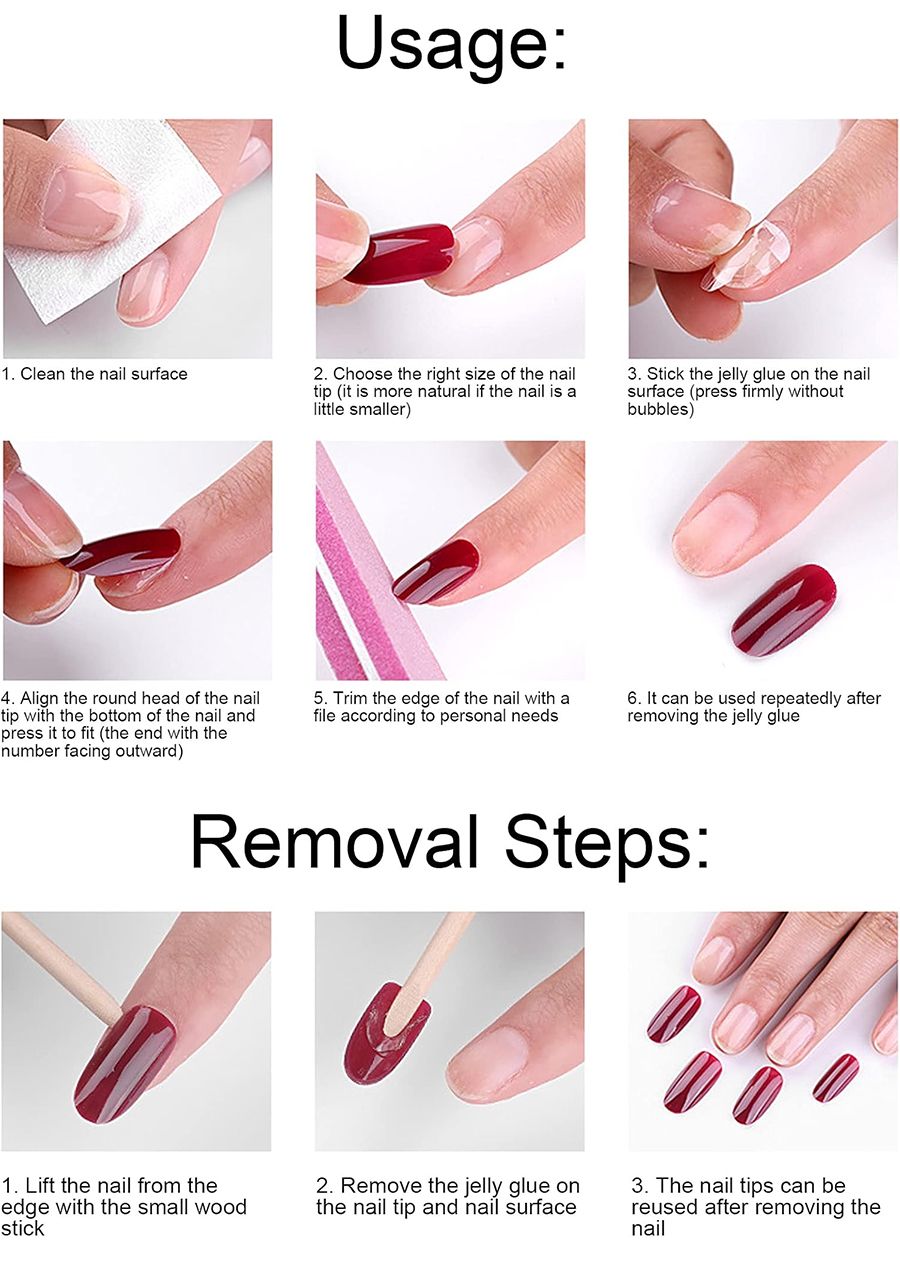 288pcs/Box False False Nails Artificial Fingernails Press On Nails 12 Mix Colours DIY ABS Nail Tips Press Nail Art False Full Nail