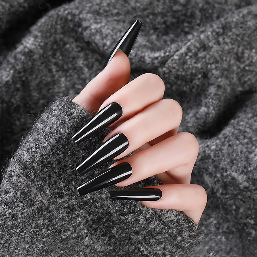 288pcs/Box False False Nails Artificial Fingernails Press On Nails 12 Mix Colours DIY ABS Nail Tips Press Nail Art False Full Nail