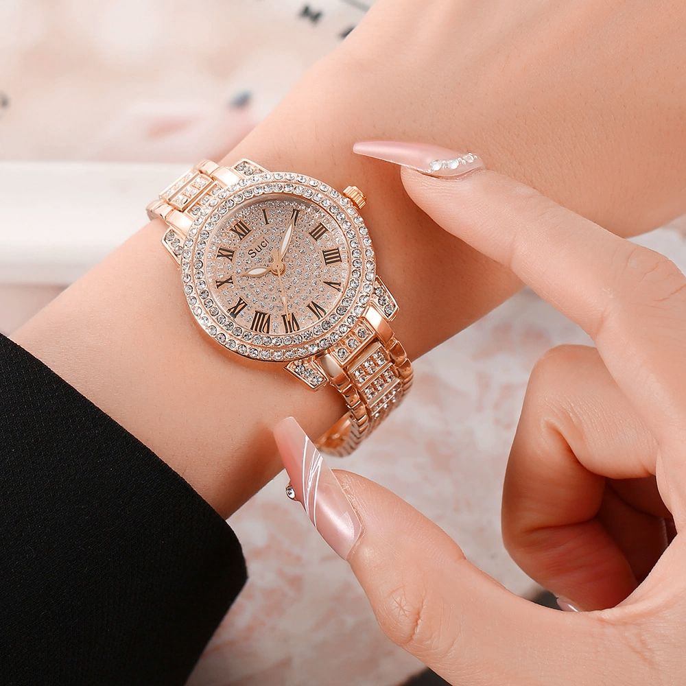 3pcs/set Women's Wristwatch Ladies Quartz Watches Bracelet Dating Set