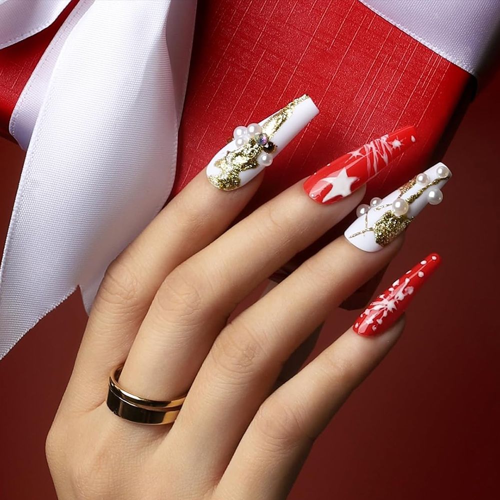 Acrylic Nail Kit Magnetic Nail Art Holder Clipper Nail 500pcs Clear Coffin Nail Tips Stand for False Nails  Press On Nails DIY Manicure Tools