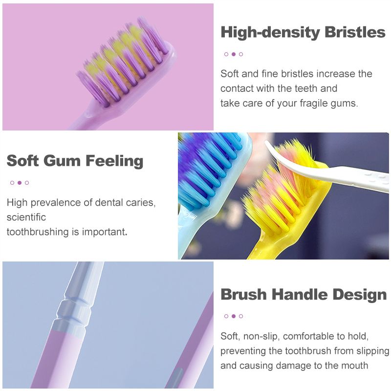 Toothbrush Soft Bristles Tooth Brush With Ergonomic