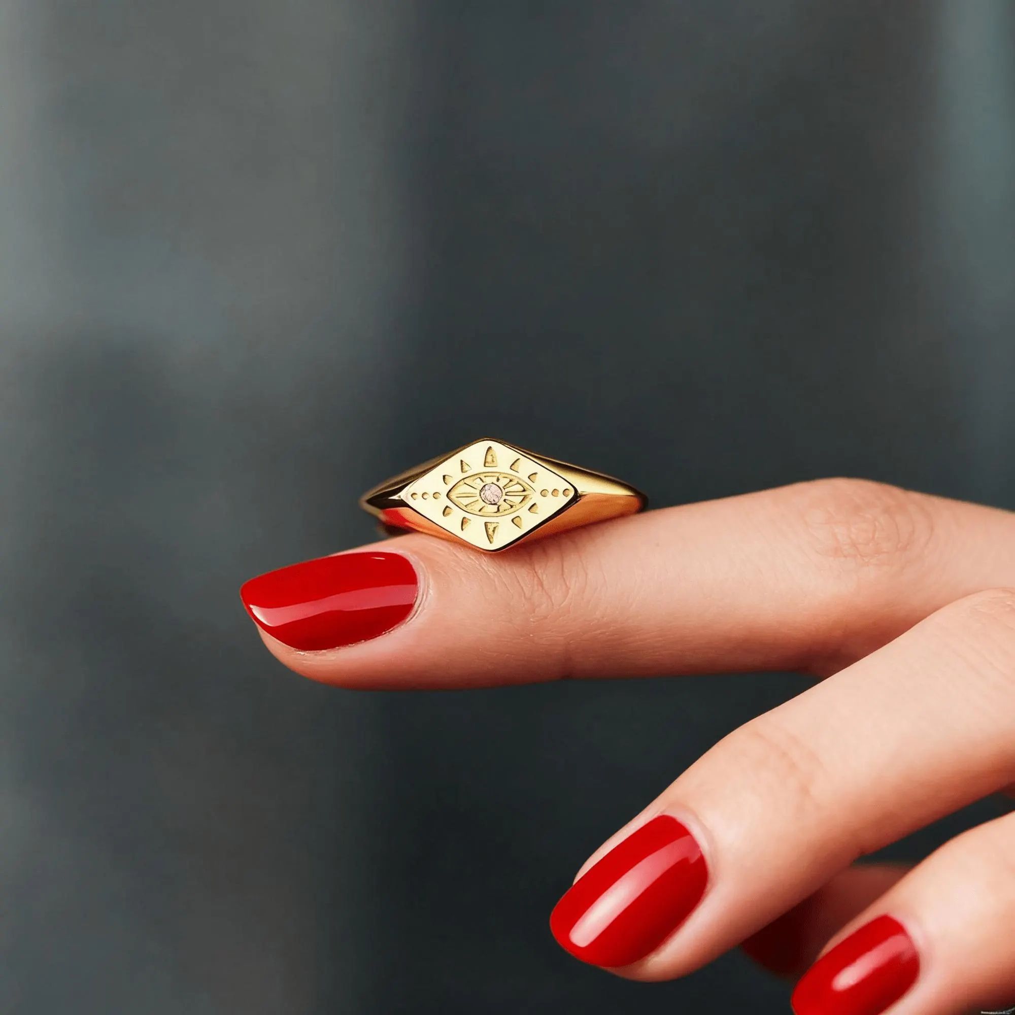 Evil Eye Adjustable Ring Stackable Ring Women Minimalist Jewelry Dainty Protection Devil'S Eye Jewelry