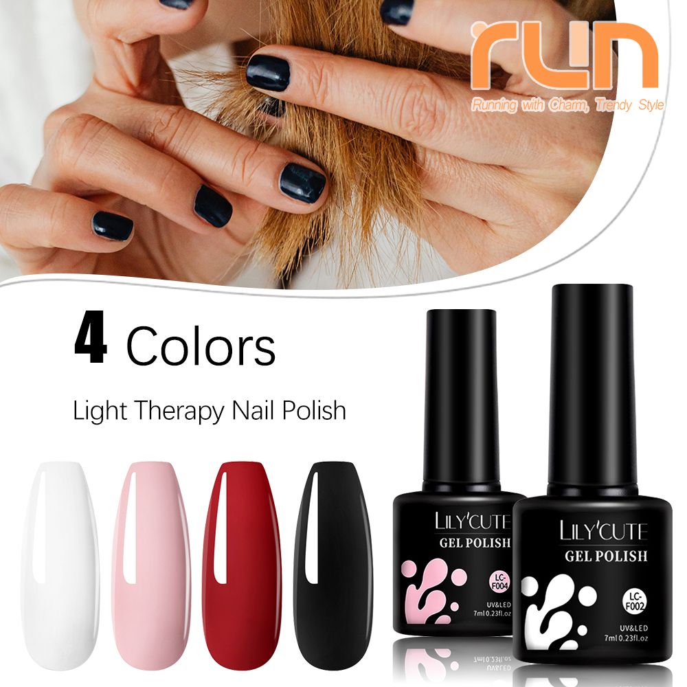 7ml/bottle Nail Polish 4pcs Builder Nail Gel Set Glitter Nail Art Kit No Wipe Gel Shine Finish Long Lasting Gel Soak Off UV LED Manicure Nail Polish