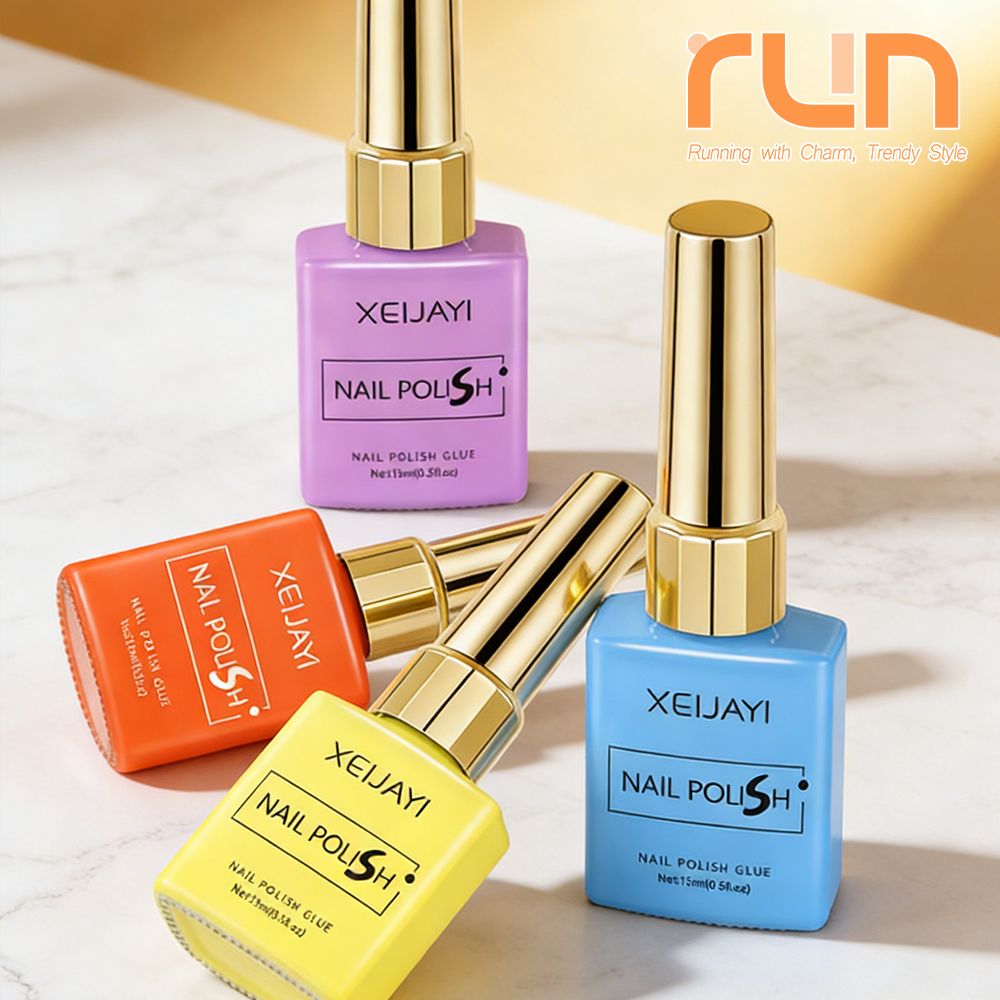 4pcs Nail Polish Builder Nail Gel Set Glitter Nail Art Kit No Wipe Gel Shine Finish Long Lasting Gel Soak Off UV LED Manicure Nail Polish