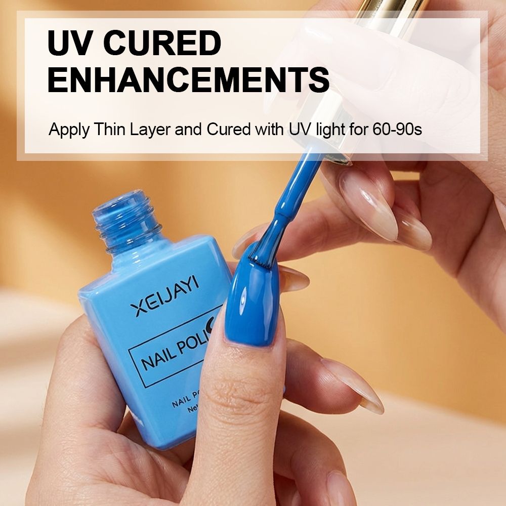 4pcs Nail Polish Builder Nail Gel Set Glitter Nail Art Kit No Wipe Gel Shine Finish Long Lasting Gel Soak Off UV LED Manicure Nail Polish