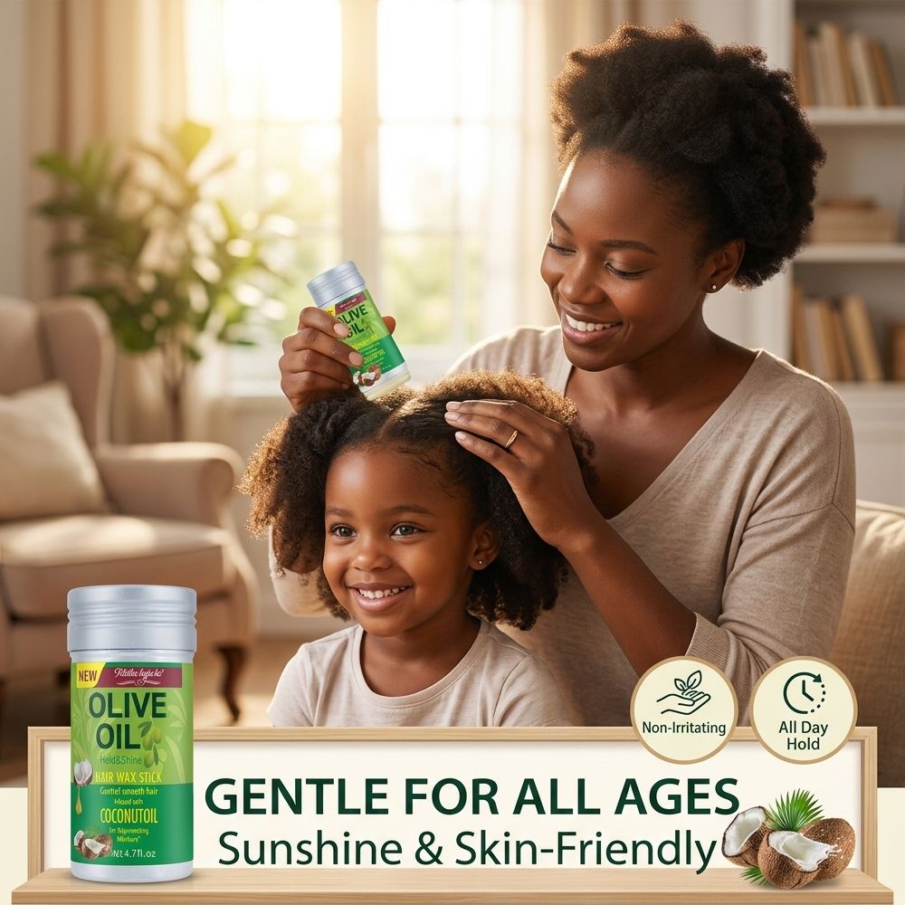 Hair Wax Stick For Wig & Natural Hair Hairspray Fixed Fluffy Hairstyling Wax Hold Wax Stick For Wig Broken Hair Artifact Hair Wax Stick Gel Cream