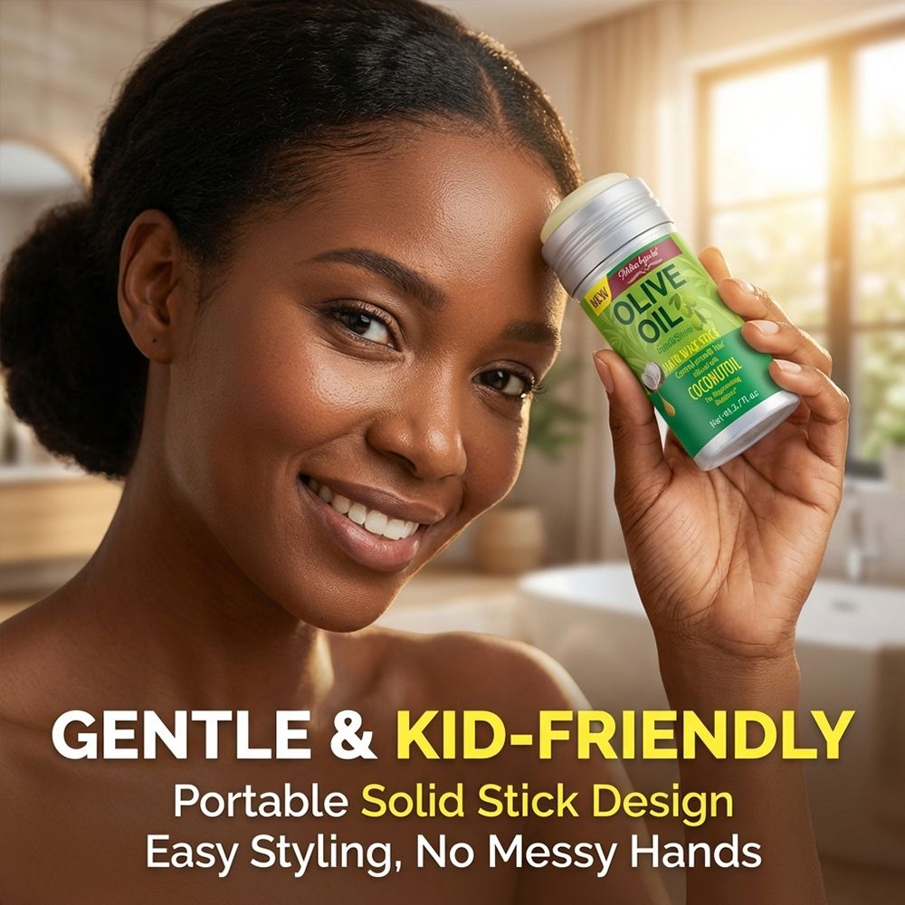 Hair Wax Stick For Wig & Natural Hair Hairspray Fixed Fluffy Hairstyling Wax Hold Wax Stick For Wig Broken Hair Artifact Hair Wax Stick Gel Cream