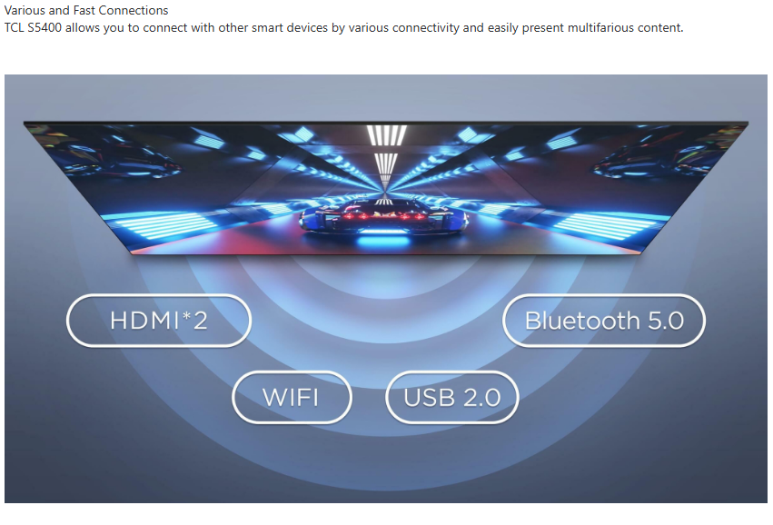 TCL S5400 32-Inch FHD Smart TV – Stunning Picture Quality, Android TV & Seamless Streaming
