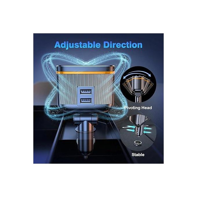 Jokade Dual Port 145W Car Cigarette Lighter car Charger 6 in 1