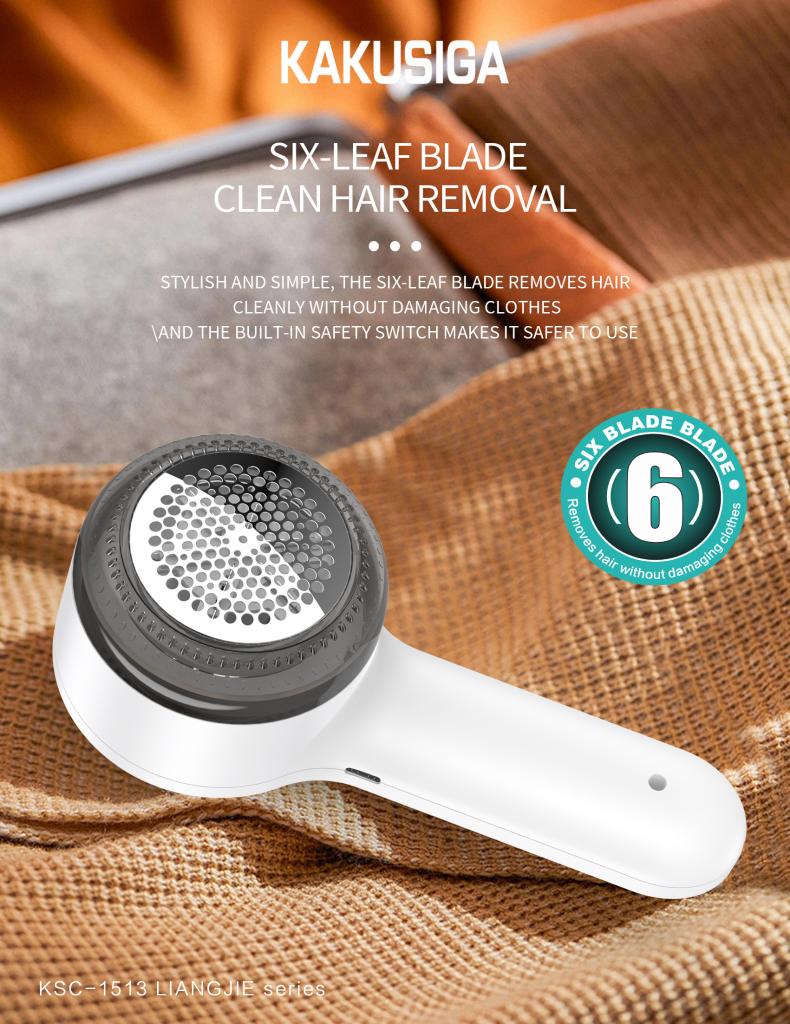 New Arrival KAKUSIGA Rechargeable Lint Remover | Electric Fabric Shaver | Fuzz & Bobble Remover for Clothes, sweater, pants, socks, dresses, coats
