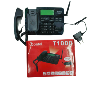 Bontel T1000,Wireless Desktop Telephone, SMS Feature,(Dual Sim)