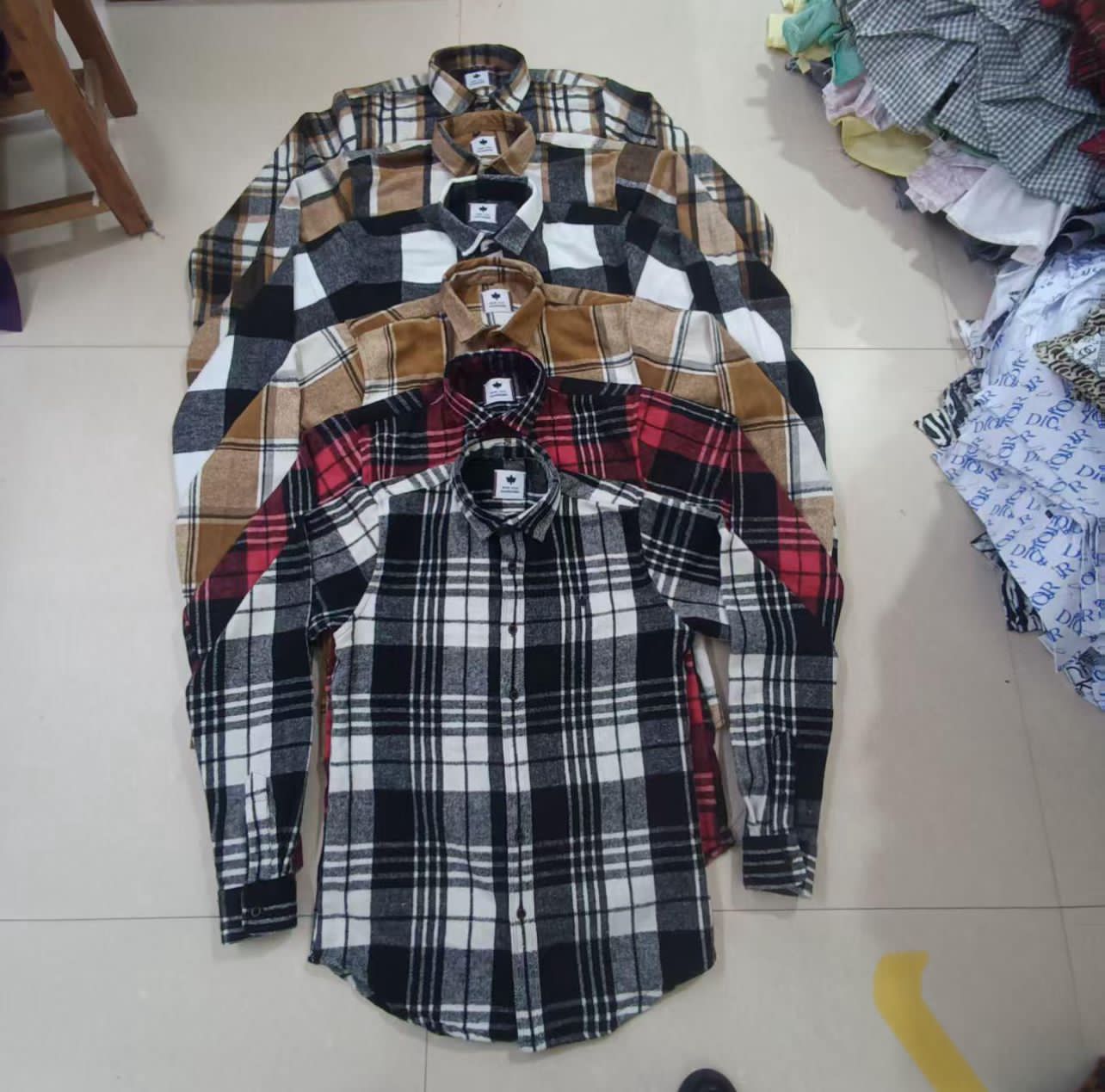 Flannel shirts/ shakers/ checked shirts