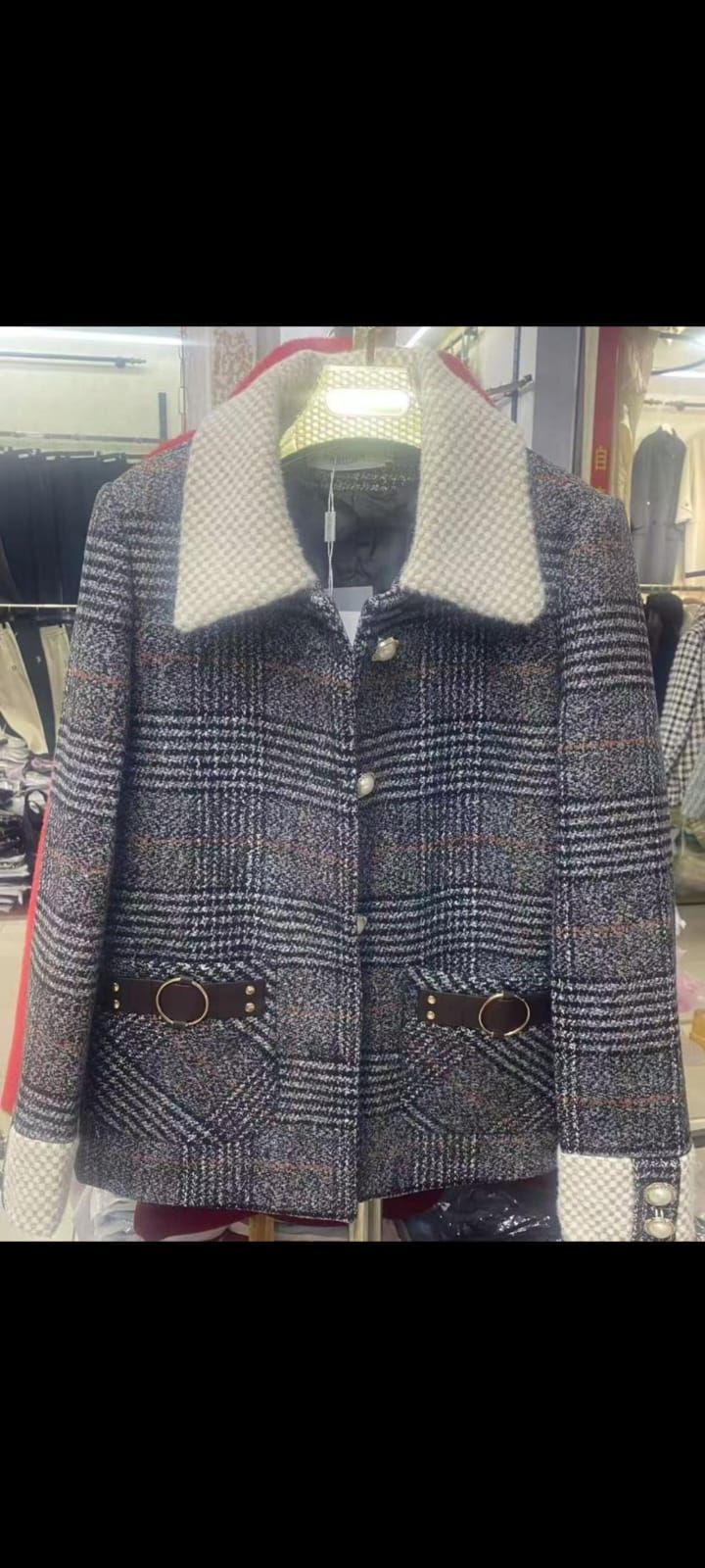 TOP QUALITY WARM LADIES SHORT TRENCH COAT