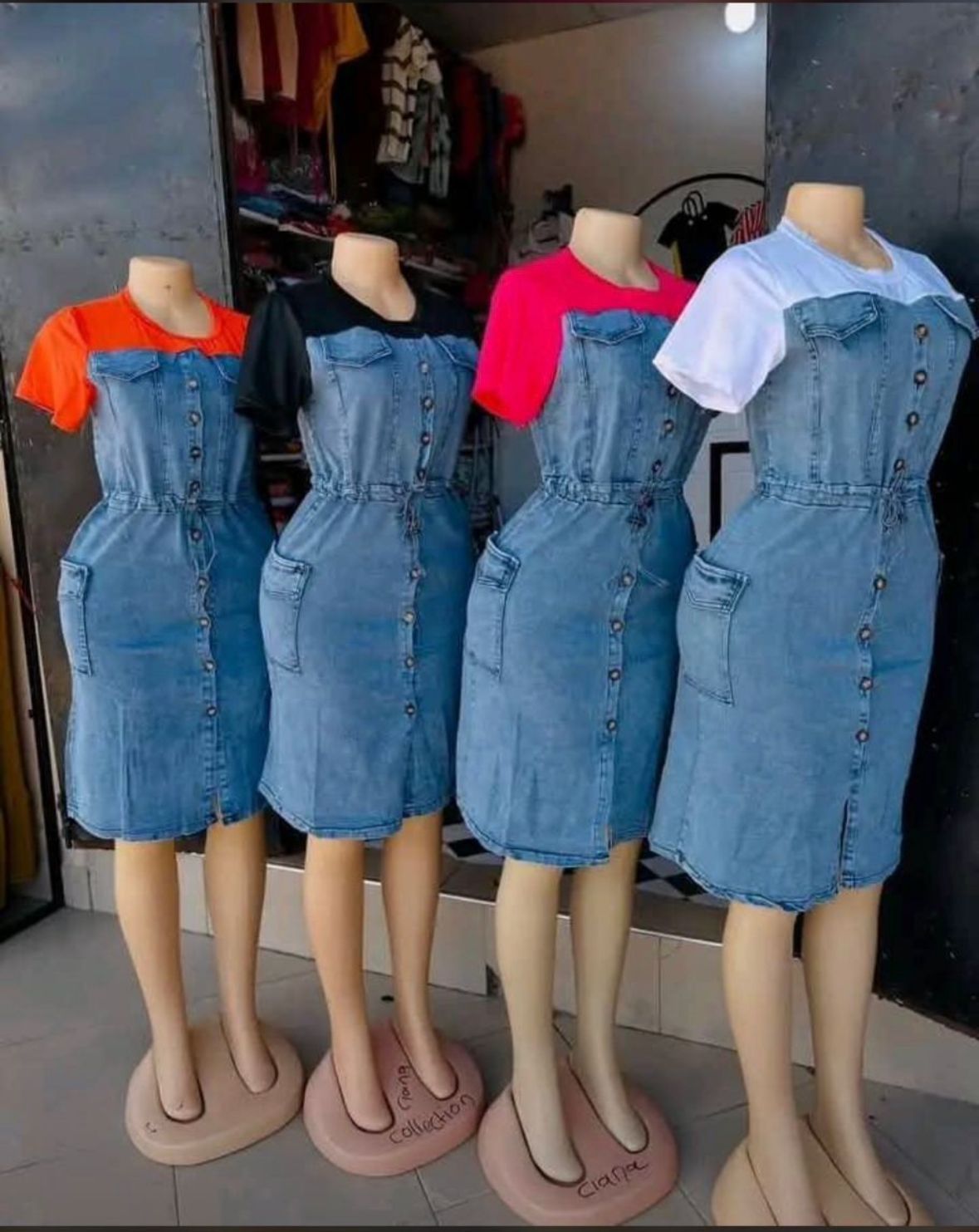 Denim Jeans Dress