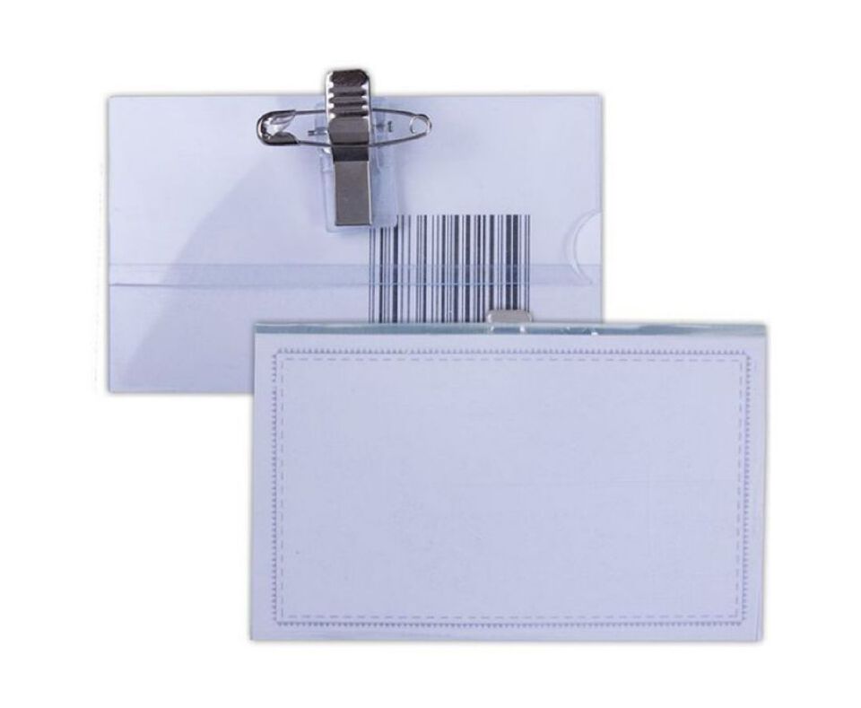 PVC  Name Badge - 10 Pieces