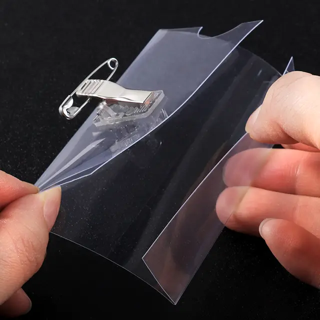 PVC  Name Badge - 10 Pieces